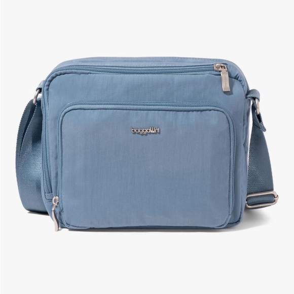 Baggallini Slate Blue Messenger Bag - Picture 4 of 15